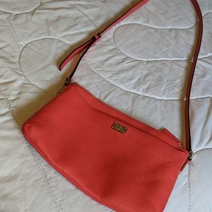 Coach coral cross body purse